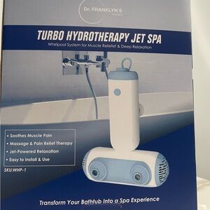 Turbo Hydrotherapy Jet Spa - White and Blue